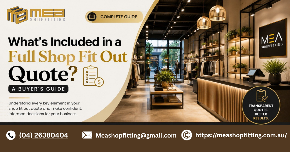 Full Shop Fit Out Quote