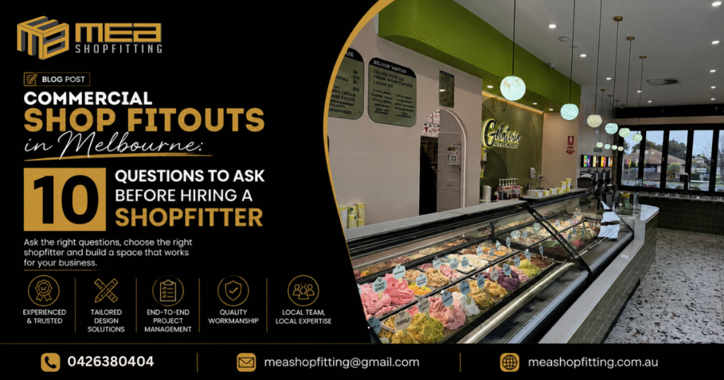 Commercial Shop Fitouts Melbourne