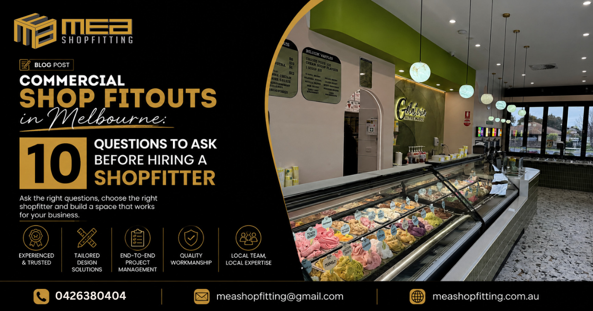 Commercial Shop Fitouts Melbourne