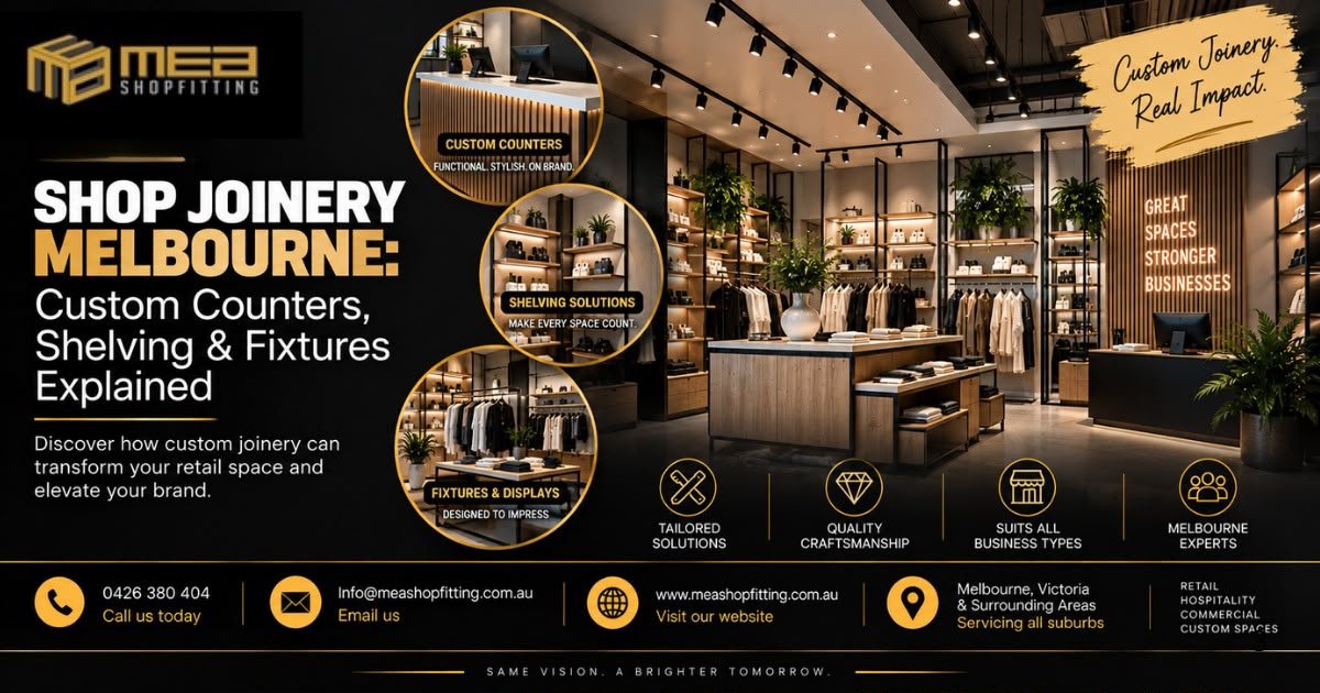Shop Joinery Melbourne