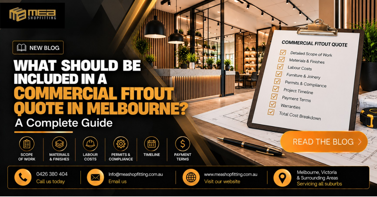 Commercial Fitout Quote in Melbourne