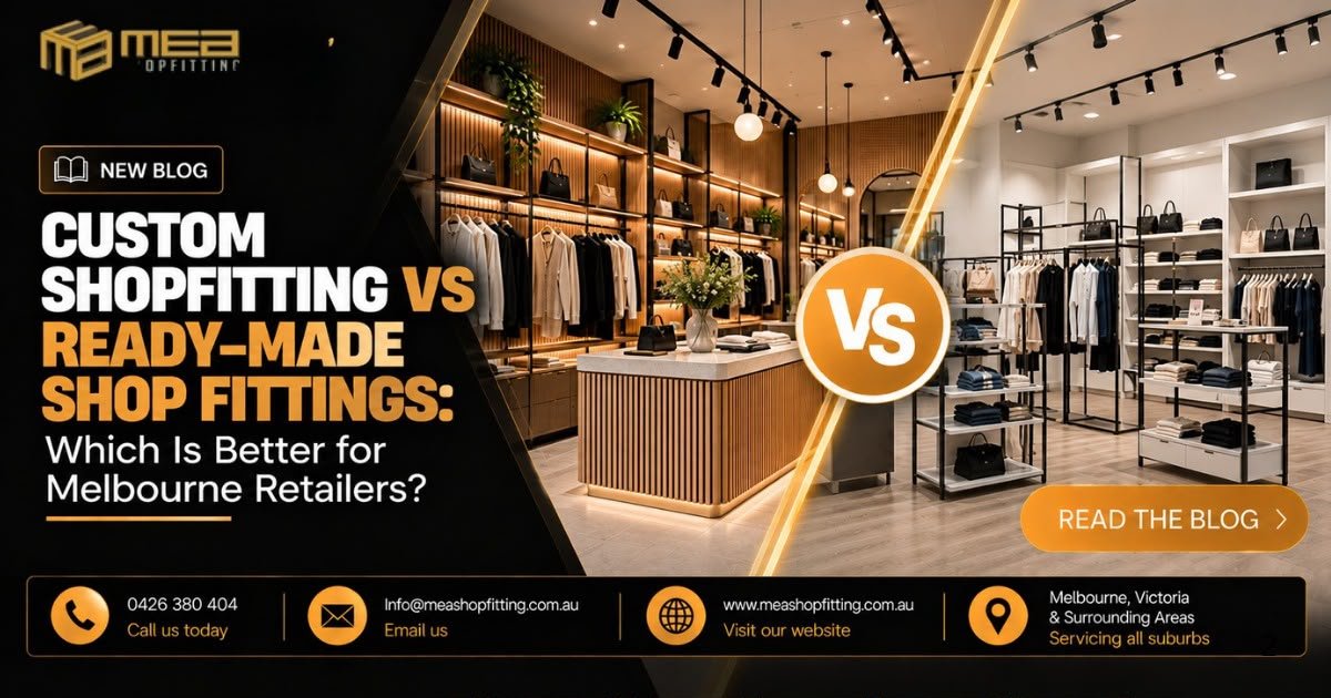 Custom Shopfitting vs Ready-Made Shop Fittings
