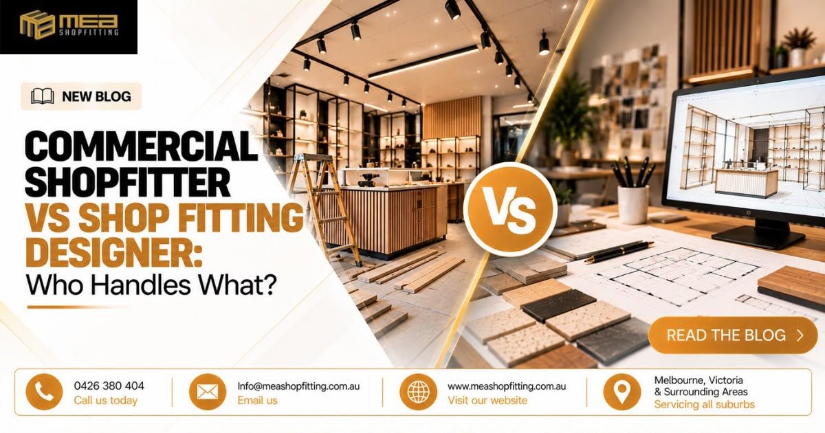 Commercial Shopfitter vs Shop Fitting Designer